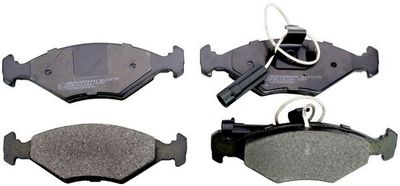 Brake Pad Set, disc brake DENCKERMANN B110178