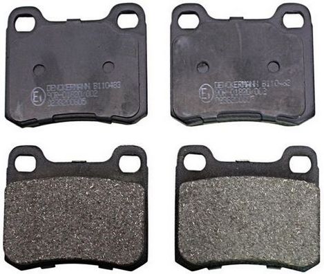 DENCKERMANN B110483 Brake Pad Set, disc brake