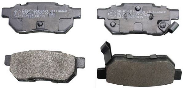 DENCKERMANN B110662 Brake Pad Set, disc brake