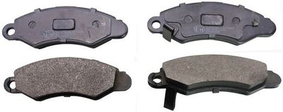 Brake Pad Set, disc brake DENCKERMANN B110709