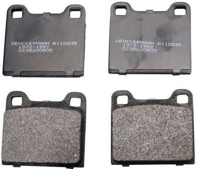 Brake Pad Set, disc brake DENCKERMANN B110835