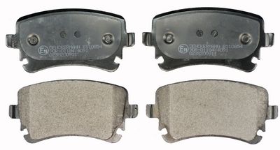 Brake Pad Set, disc brake DENCKERMANN B110854