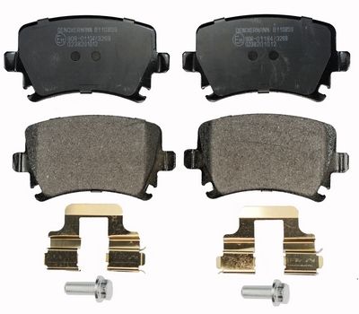 DENCKERMANN B110859 Brake Pad Set, disc brake