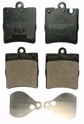 DENCKERMANN B110876 Brake Pad Set, disc brake