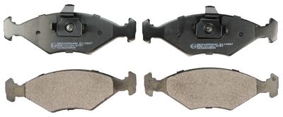 Brake Pad Set, disc brake DENCKERMANN B110887