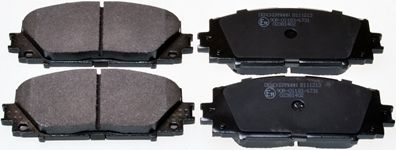 Brake Pad Set, disc brake DENCKERMANN B111213