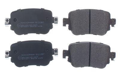 Brake Pad Set, disc brake DENCKERMANN B111387