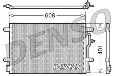 Condenser, air conditioning DENSO DCN02012