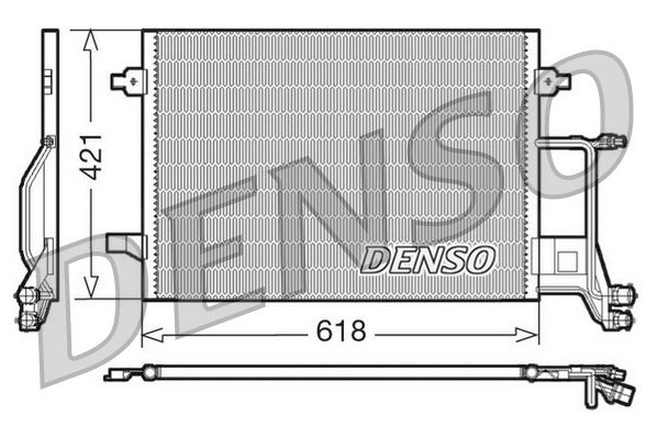 DENSO DCN02013 Condenser, air conditioning