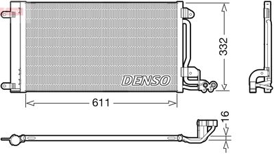 Condenser, air conditioning DENSO DCN02034