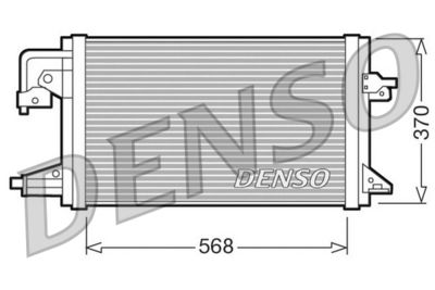 Condenser, air conditioning DENSO DCN10001