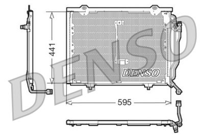 Condenser, air conditioning DENSO DCN17012