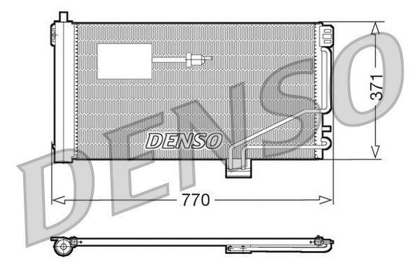 DENSO DCN17015 Condenser, air conditioning