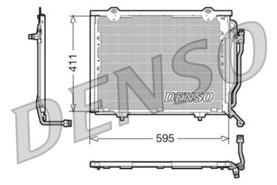 Condenser, air conditioning DENSO DCN17016