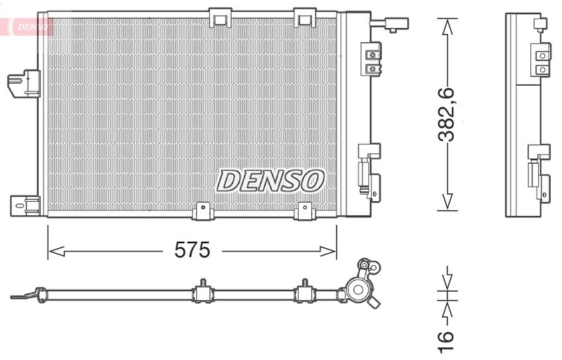 DENSO DCN20038 Condenser, air conditioning