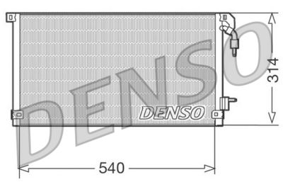 Condenser, air conditioning DENSO DCN21003