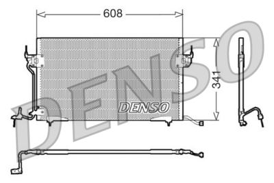 Condenser, air conditioning DENSO DCN21010