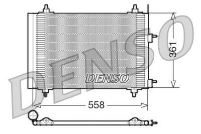 Condenser, air conditioning DENSO DCN21015