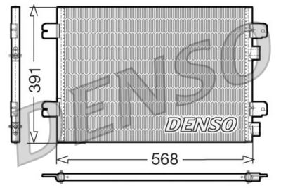 Condenser, air conditioning DENSO DCN23011