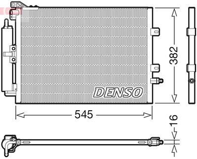 Condenser, air conditioning DENSO DCN23040