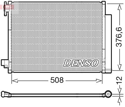 Condenser, air conditioning DENSO DCN23052