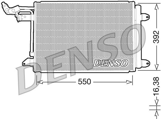 DENSO DCN32002 Condenser, air conditioning