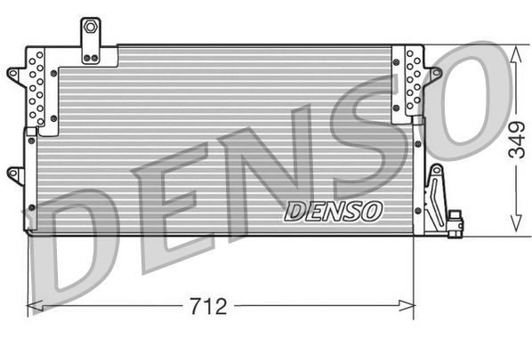 DENSO DCN32007 Condenser, air conditioning