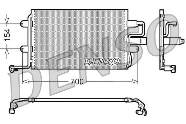 DENSO DCN32017 Condenser, air conditioning