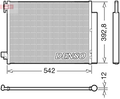 Condenser, air conditioning DENSO DCN37004
