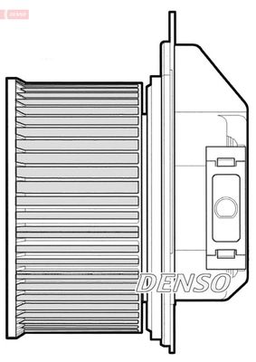 Interior Blower DENSO DEA01001