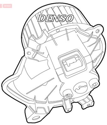 Interior Blower DENSO DEA01010