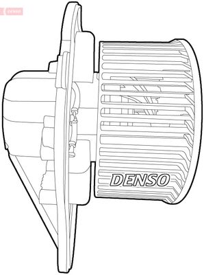 Interior Blower DENSO DEA02001