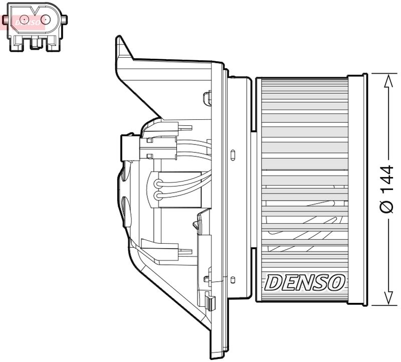 DENSO DEA05005 Interior Blower