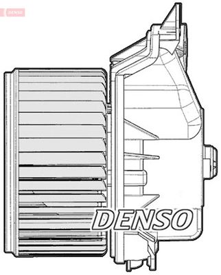 Interior Blower DENSO DEA09047