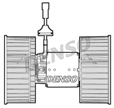 Interior Blower DENSO DEA12002