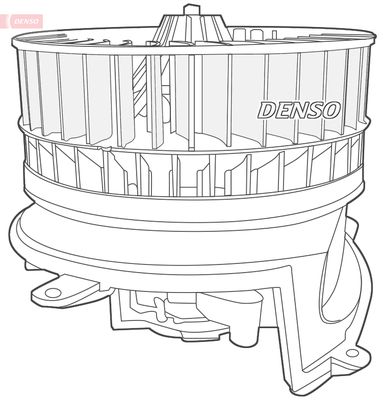 Interior Blower DENSO DEA17006