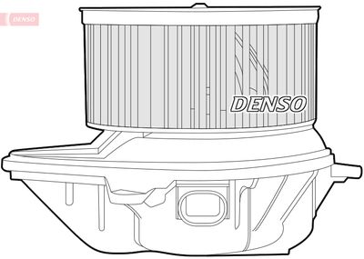 Interior Blower DENSO DEA23007