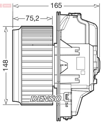 Interior Blower DENSO DEA32006