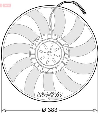 Fan, engine cooling DENSO DER02009