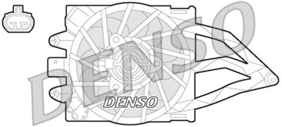 Fan, engine cooling DENSO DER09057