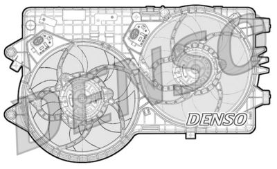 Fan, engine cooling DENSO DER09093