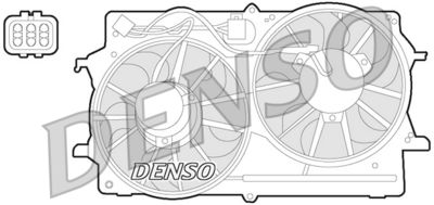 Fan, engine cooling DENSO DER10007