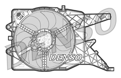 Fan, engine cooling DENSO DER20010