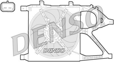 Fan, engine cooling DENSO DER20016