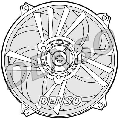 Fan, engine cooling DENSO DER21013