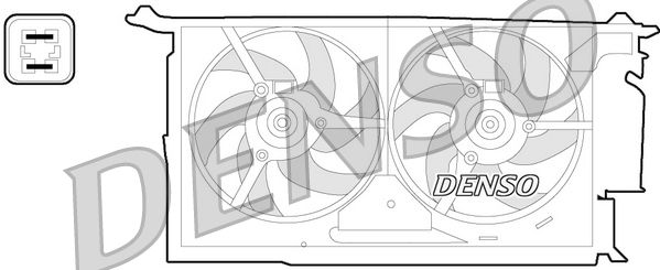 DENSO DER21018 Fan, engine cooling