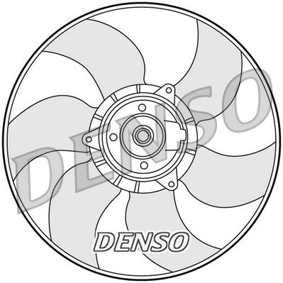 DENSO DER23001 Fan, engine cooling