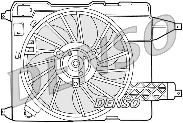 DENSO DER23002 Fan, engine cooling