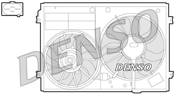 DENSO DER32012 Fan, engine cooling