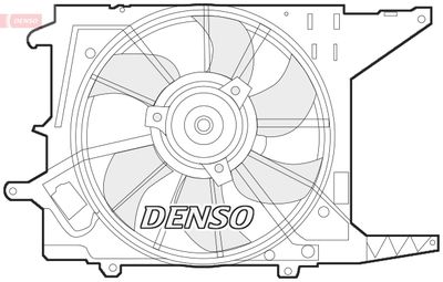 Fan, engine cooling DENSO DER37003